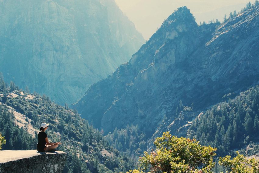 mountain meditation spots photo by Noelle Otto